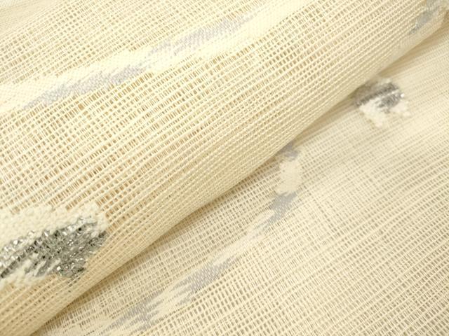 平和屋着物*夏物 八寸名古屋帯 抽象文様 長尺 正絹 逸品 DABF0474ea