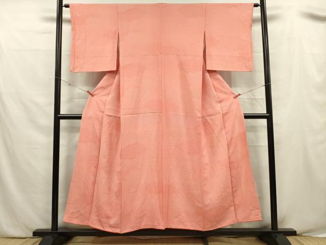 平和屋着物■江戸小紋 雲取り小紋柄 正絹 逸品 DABF0535ya