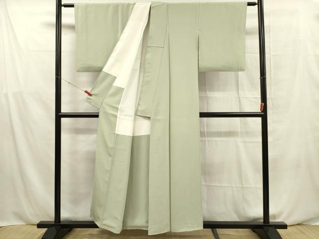 平和屋着物■上質な色無地 夏虫色 正絹 逸品 DABF0567ya