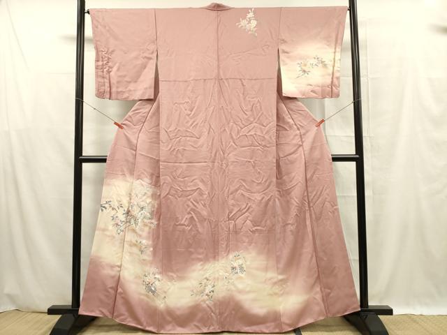 平和屋着物■訪問着 花車文 金彩 正絹 逸品 DABF0595ya