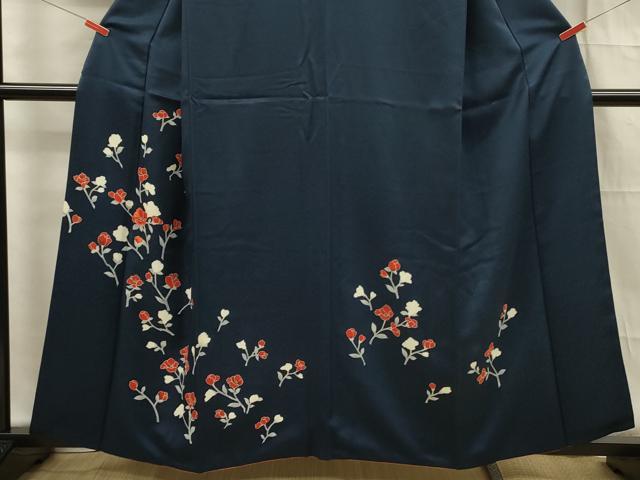 平和屋着物■訪問着 草花文 正絹 逸品 DABF0629ya