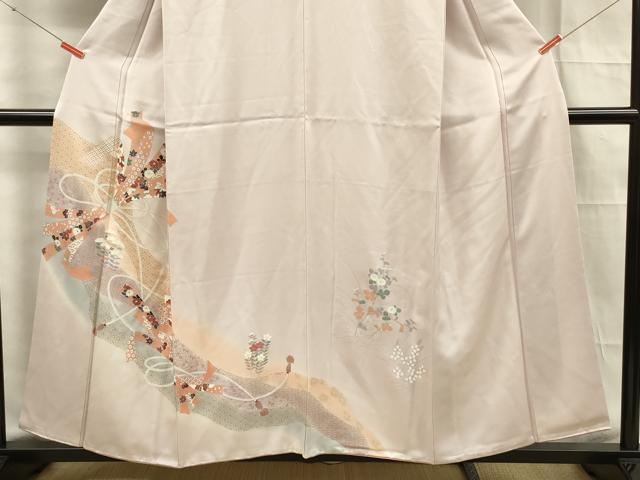 平和屋着物■訪問着 束ね熨斗吉祥文 金銀彩 正絹 逸品 DABF0657ya