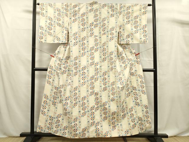 平和屋着物■上質な紬 花間道 正絹 逸品 DABF0715ya