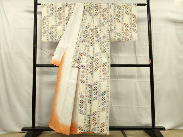 平和屋着物■上質な紬 花間道 正絹 逸品 DABF0715ya