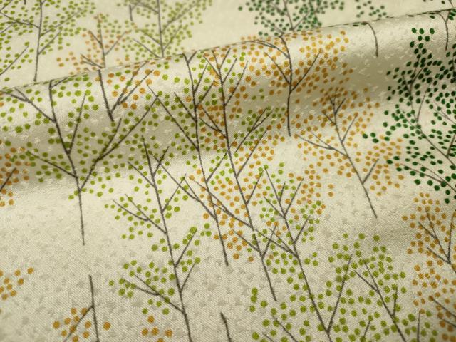 平和屋着物■上質な小紋 樹林文 正絹 逸品 DABF0730ya