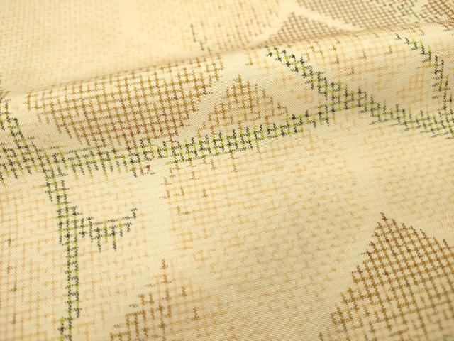 平和屋着物■本場大島紬 唐草文 正絹 逸品 DABF0783ya