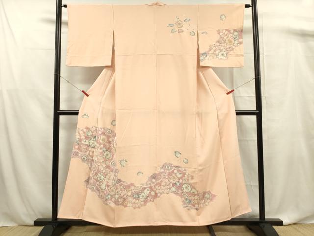 平和屋着物■訪問着 辻が花 絞り 正絹 逸品 DABF0872ya