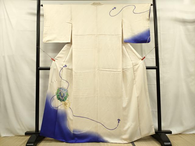 平和屋着物■訪問着 鏡裏文 暈し染め 金彩 正絹 逸品 DABF0878ya