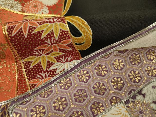 平和屋着物■豪華黒留袖 駒刺繍 几帳吉祥文 金彩 正絹 逸品 DABF0879ya