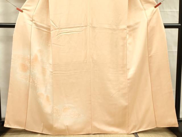 平和屋着物■訪問着 陶器花地紋 暈し染め 正絹 逸品 DABF0924ya