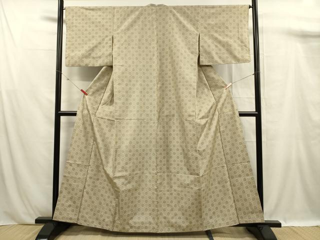 平和屋着物■本場大島紬 舞花文 正絹 逸品 DABF0933ya
