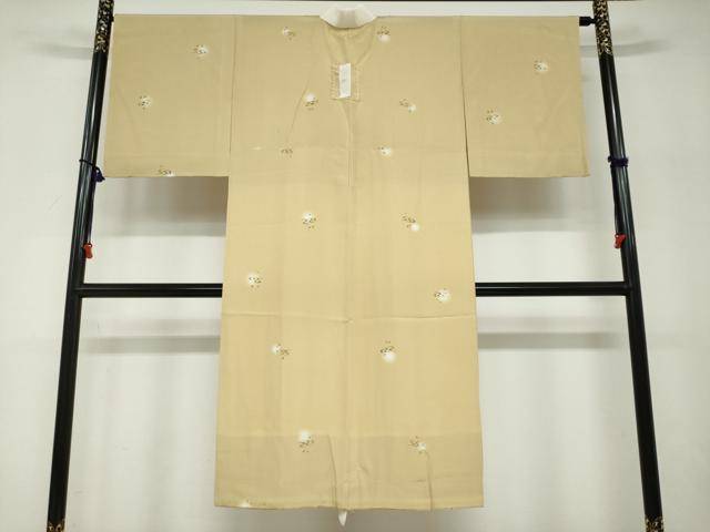 平和屋着物●長襦袢 無双仕立て 流水舞桜文 蛍暈し 正絹 逸品 DABF1153ud