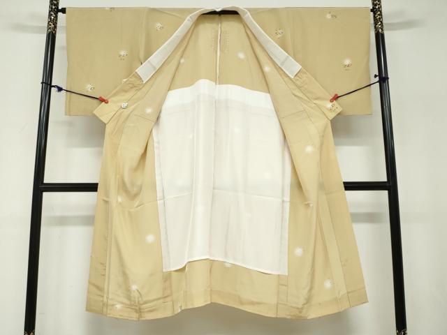 平和屋着物●長襦袢 無双仕立て 流水舞桜文 蛍暈し 正絹 逸品 DABF1153ud