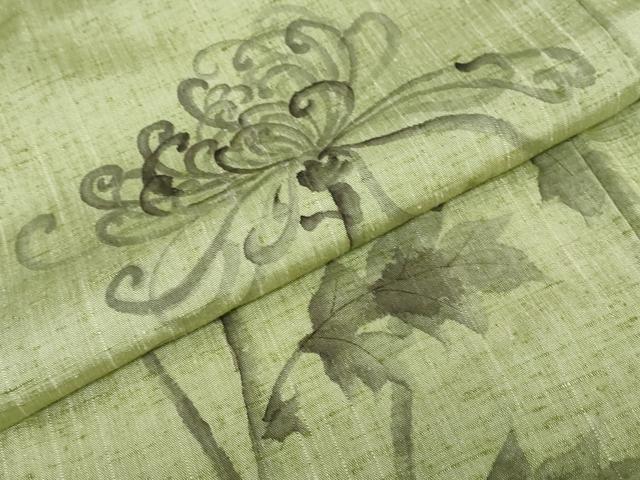 平和屋着物●訪問着 紬地 乱菊 正絹 逸品 DABF1161ud