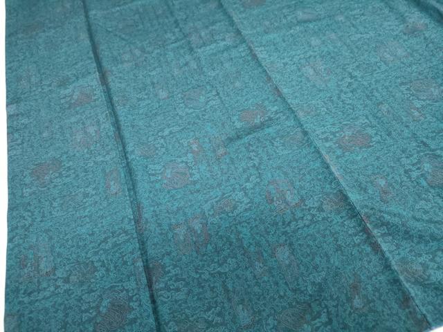 平和屋着物●重要無形文化財 人間国宝 中村勇二郎 江戸小紋 国宝平等院梵鐘 正絹 逸品 DABF1164ud