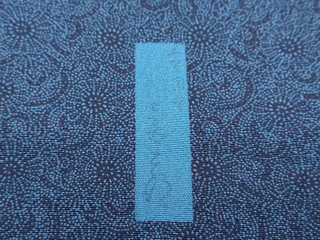 平和屋着物●重要無形文化財 人間国宝 中村勇二郎 江戸小紋 古代菊 小田急百貨店扱い 正絹 逸品 DABF1169ud