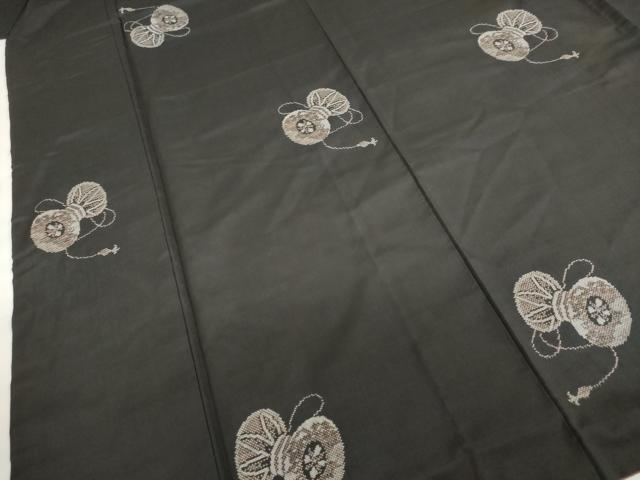 平和屋着物●本場大島紬 9マルキ 地空き 鼓文 正絹 逸品 DABF1196ud