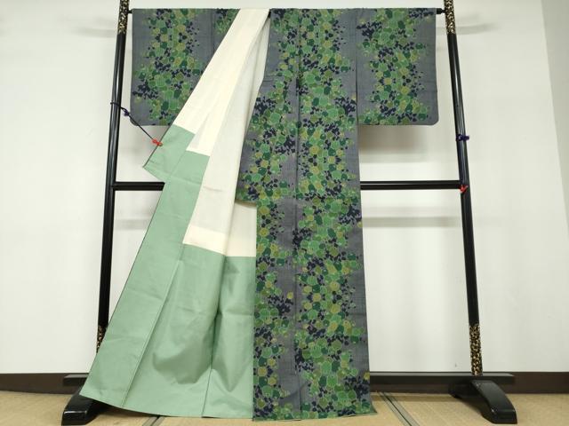 平和屋着物●本場大島紬 7マルキ 万寿菊 正絹 逸品 DABF1197ud