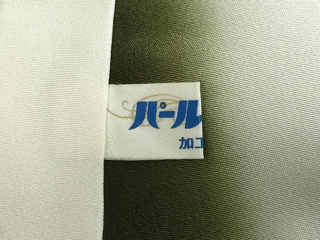 平和屋着物●上質な小紋 色紙草花文 鬼しぼ縮緬 正絹 逸品 DABF1203ud