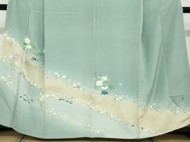 平和屋着物●豪華色留袖 草花文 暈し染め 金彩 正絹 逸品 未使用 DABF1243ud