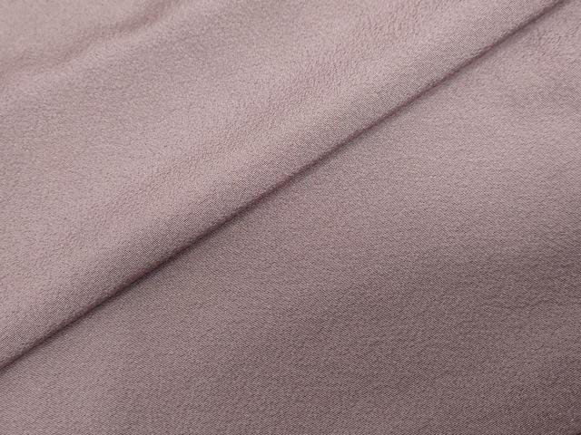 平和屋着物●上質な色無地 葡萄鼠色 正絹 逸品 DABF1281ud