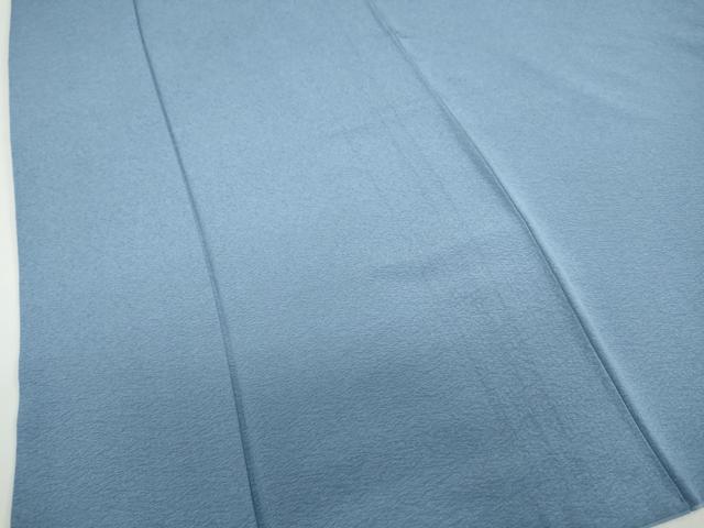 平和屋着物●上質な色無地 紋意匠 青藤色 正絹 逸品 DABF1289ud