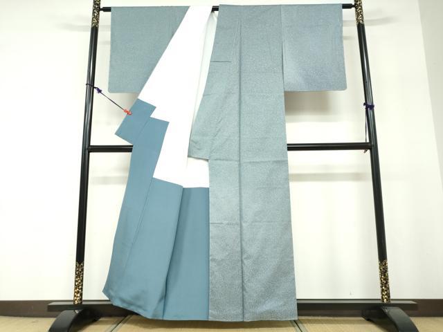 平和屋着物●本場染大島紬 霞文 正絹 逸品 未使用 DABF1298ud