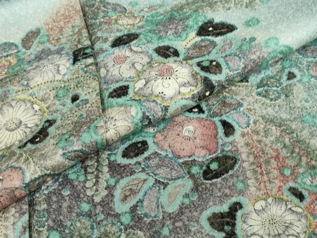 平和屋着物●訪問着 作家物 辻が花 暈し染め 正絹 逸品 DABF1303ud