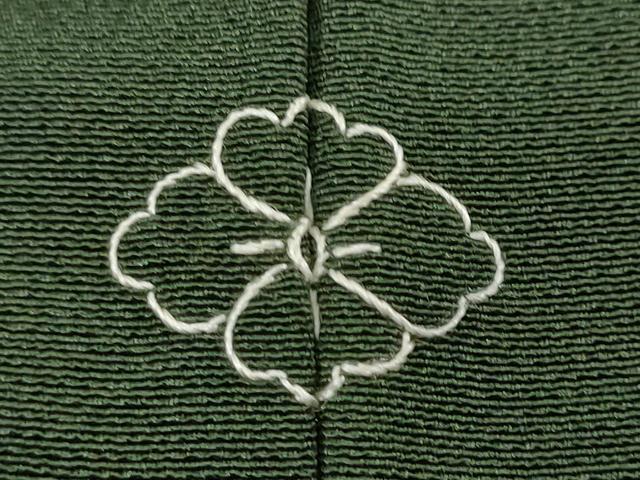 平和屋着物●訪問着 刺繍 草花文 金彩 正絹 逸品 DABF1305ud