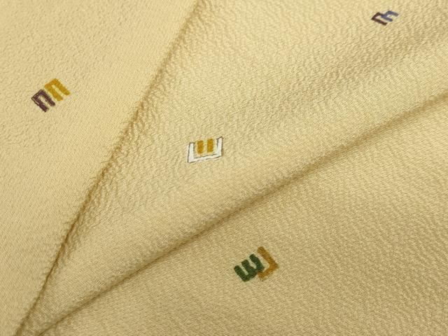 平和屋着物●上質な小紋 源氏香 正絹 逸品 DABF1308ud