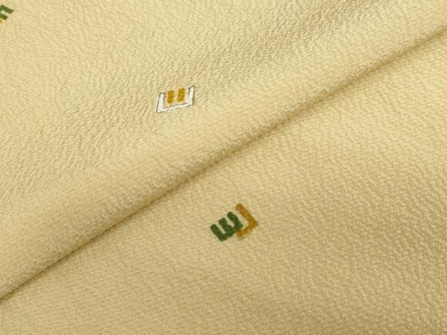 平和屋着物●上質な小紋 源氏香 正絹 逸品 DABF1308ud