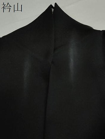 平和屋着物●訪問着 小糸染芸 立波文 黒地 正絹 逸品 DABF1325ud