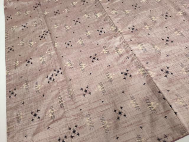 平和屋着物●本場琉球絣 琉球絣文様 正絹 逸品 DABF1330ud