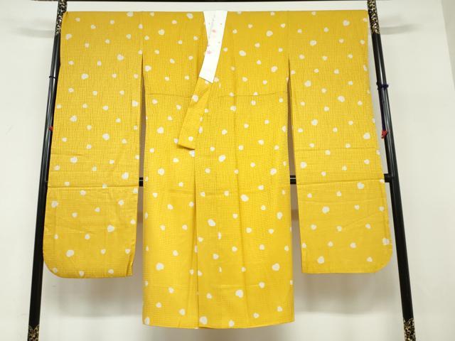 平和屋着物●振袖用長襦袢 袷 ハート 半衿刺繍 正絹 逸品 DABF1339ud