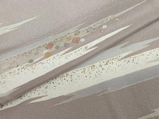 平和屋着物●訪問着 刺繍 霞文 金彩 正絹 逸品 DABF1354ud