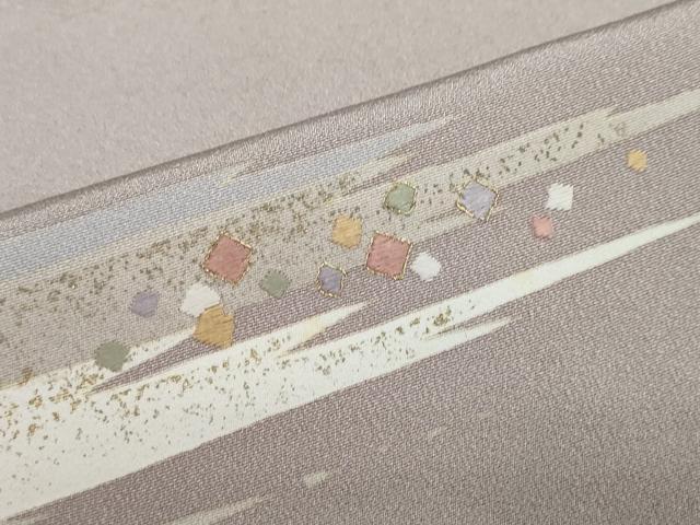 平和屋着物●訪問着 刺繍 霞文 金彩 正絹 逸品 DABF1354ud