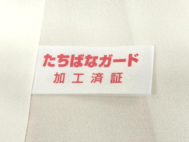 平和屋着物●上質な小紋 草花文 正絹 逸品 未使用 DABF1357ud