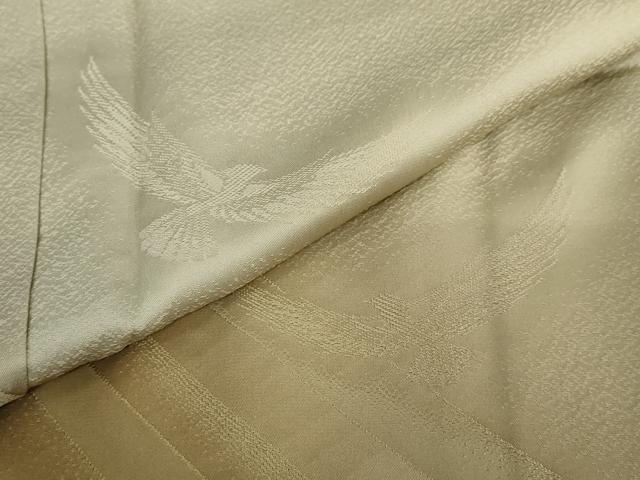 平和屋着物●染色作家 斉藤三才 訪問着 三才鳥地紋 暈し染め 正絹 逸品 未使用 DABF1379ud