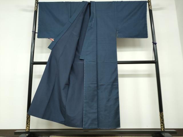 平和屋着物●男性 本場大島紬 アンサンブル 長羽織 長襦袢(袷)セット 100亀甲 総詰め キングサイズ 正絹 逸品 未使用 DABF1389ud
