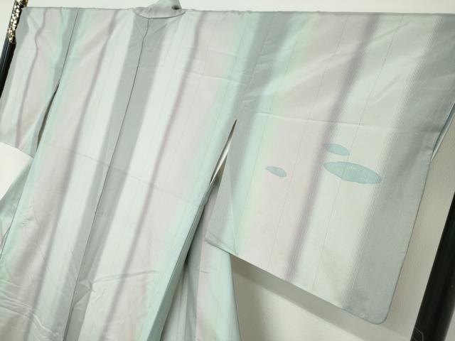 平和屋着物●日本画家 水嶋征夫 本場染大島紬 訪問着 童子遊び 正絹 逸品 DABF1403ud