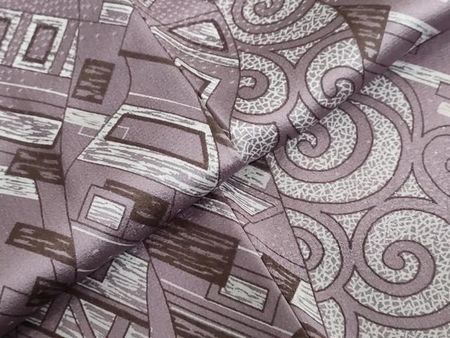 平和屋着物●BANKANわものや 訪問着 幾何学文様 たとう紙付き 正絹 逸品 DABF1406ud