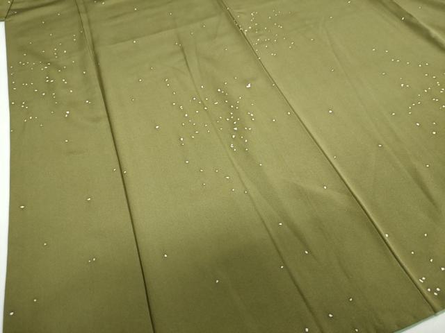 平和屋着物●銀座 志ま亀 小紋 箔散らし文 たとう紙付き 正絹 逸品 DABF1407ud