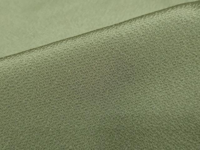 平和屋着物●上質な色無地 作家物 麹塵色 反端付き 正絹 逸品 未使用 DABF1417ud
