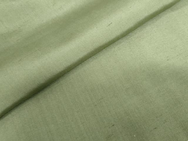 平和屋着物●上質な紬 麹塵色 正絹 逸品 未使用 DABF1418ud