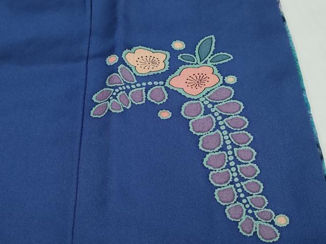 平和屋着物●豪華振袖 辻が花 暈し染め 金彩 正絹 逸品 DABF1422ud
