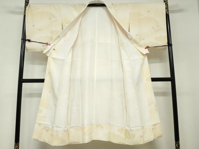 平和屋着物●長襦袢 袷 飾花文 さが美扱い 正絹 逸品 DABF1424ud