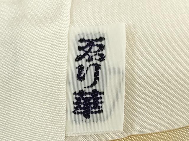 平和屋着物●上質な小紋 草花文 鬼しぼ縮緬 正絹 逸品 DABF1427ud