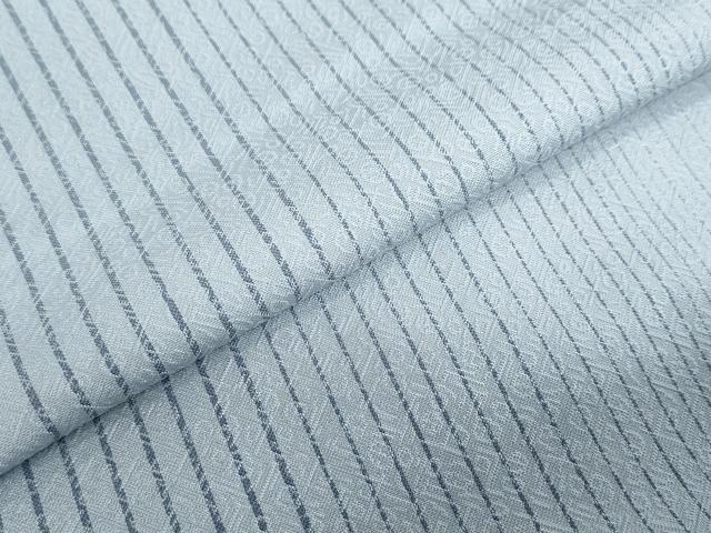 平和屋着物●上質な小紋 変わり縞 正絹 逸品 DABF1437ud