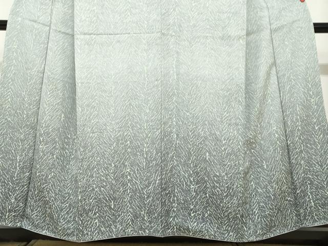 平和屋着物●名門 藤娘きぬたや・総絞り(杢目絞り) 訪問着 抽象文様 反端付き 正絹 逸品 未使用 DABF1443ud