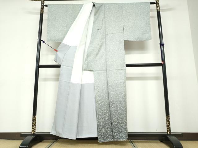 平和屋着物●名門 藤娘きぬたや・総絞り(杢目絞り) 訪問着 抽象文様 反端付き 正絹 逸品 未使用 DABF1443ud